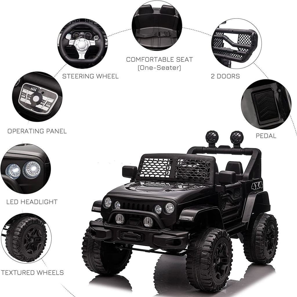 12V Kids Ride on Truck with Parent Remote Control