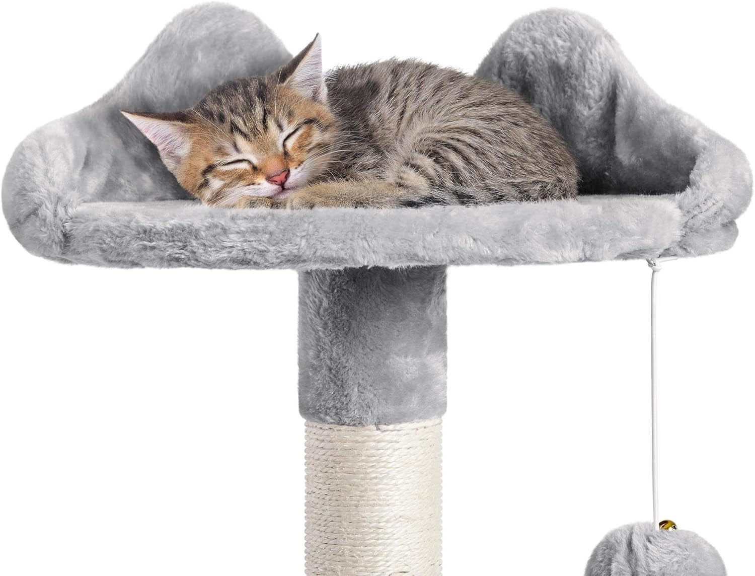70 Inches Stable Cat Tree with Padded Platform
