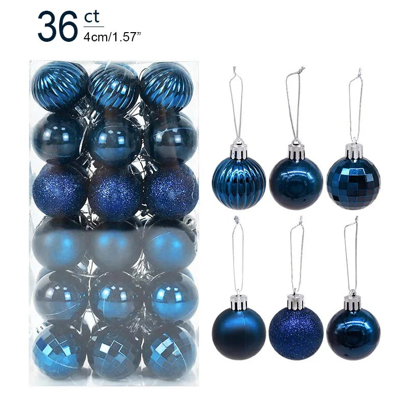 Box Christmas Balls Christmas Tree Ornaments