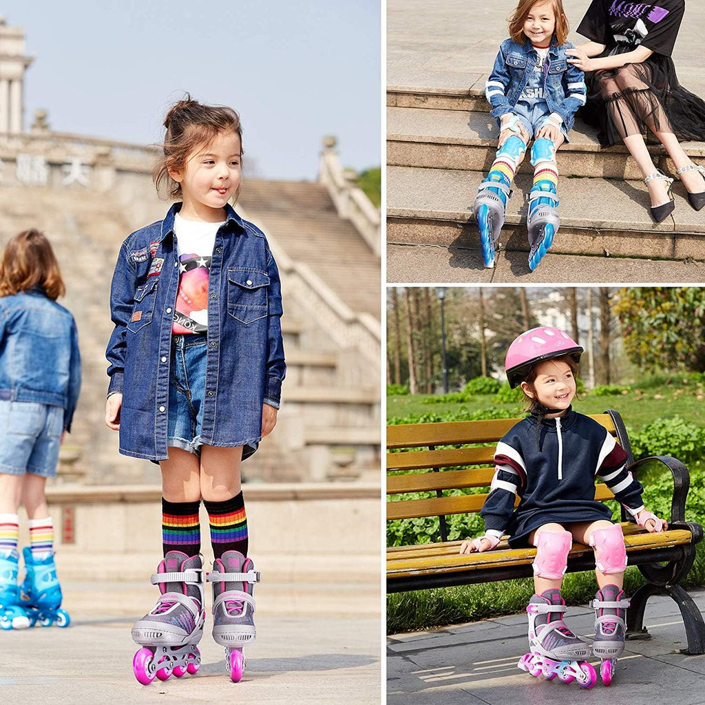 Skates for Boys and Girls with Full Light up Wheels