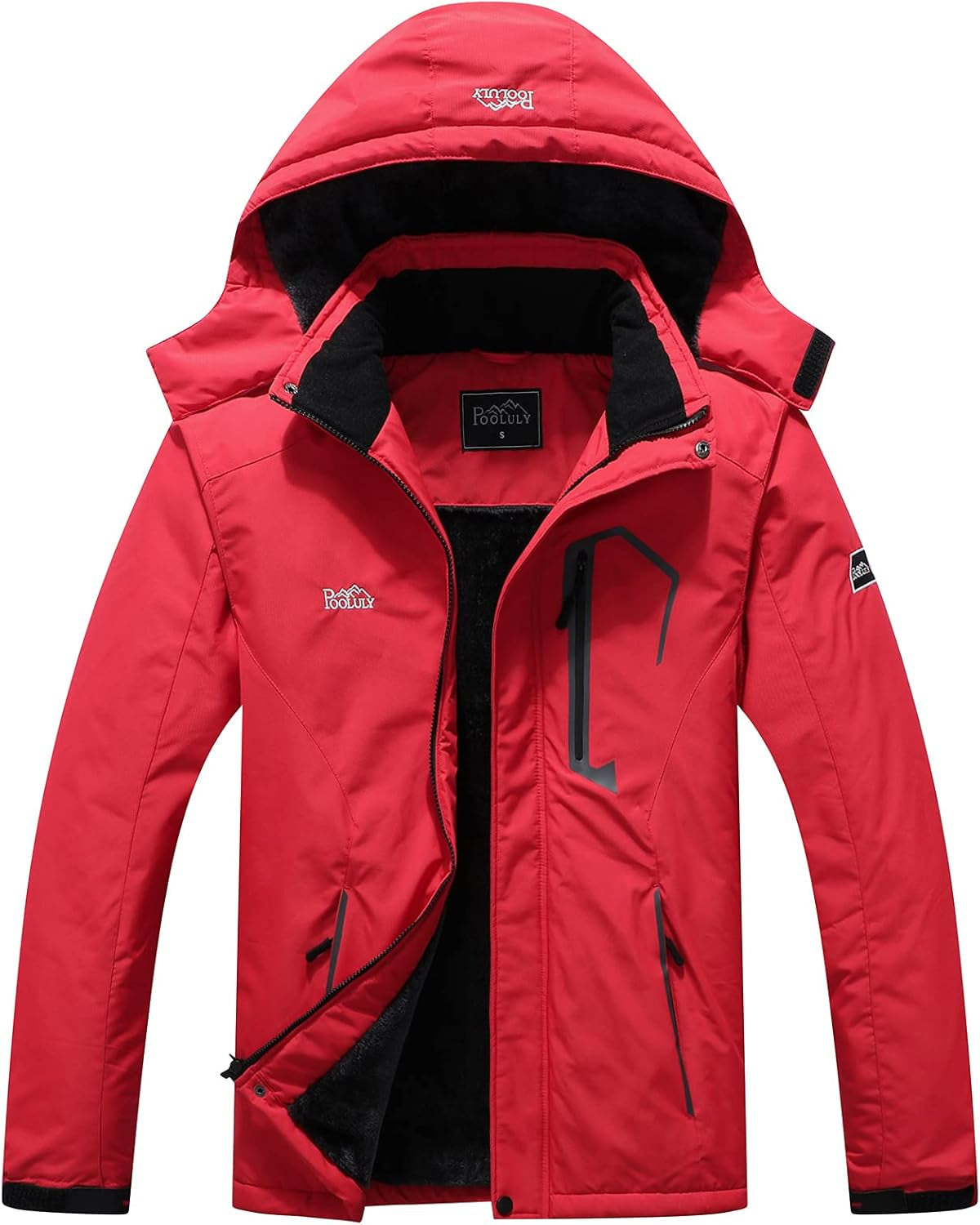 Men'S Ski Jacket Warm Winter Waterproof
