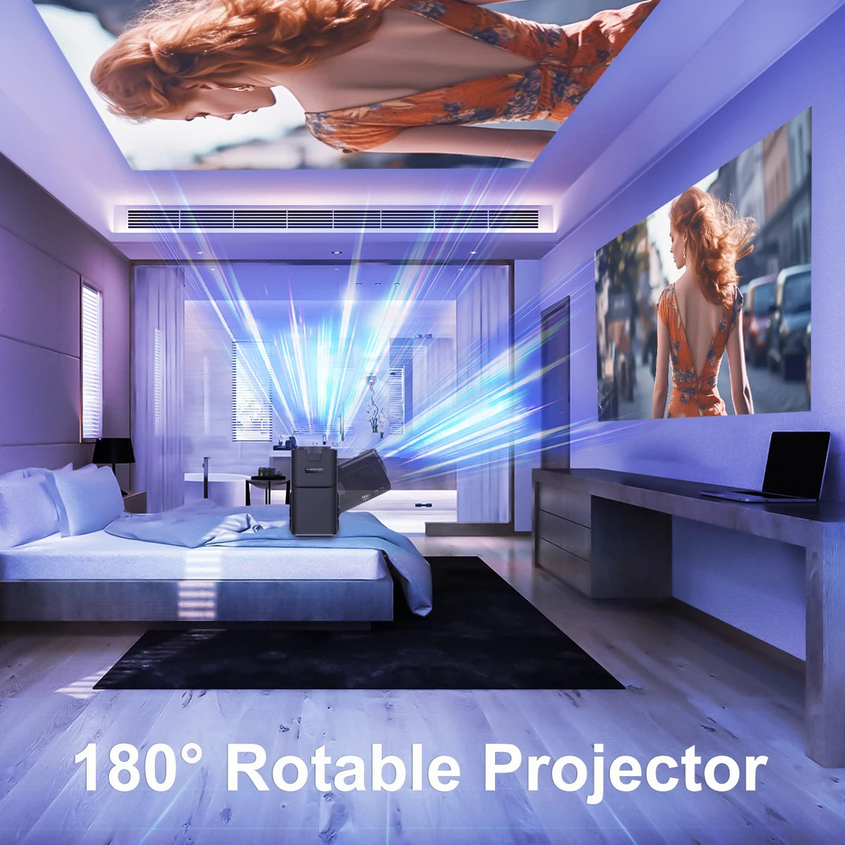 4K Android 11 Projector Native 1080P
