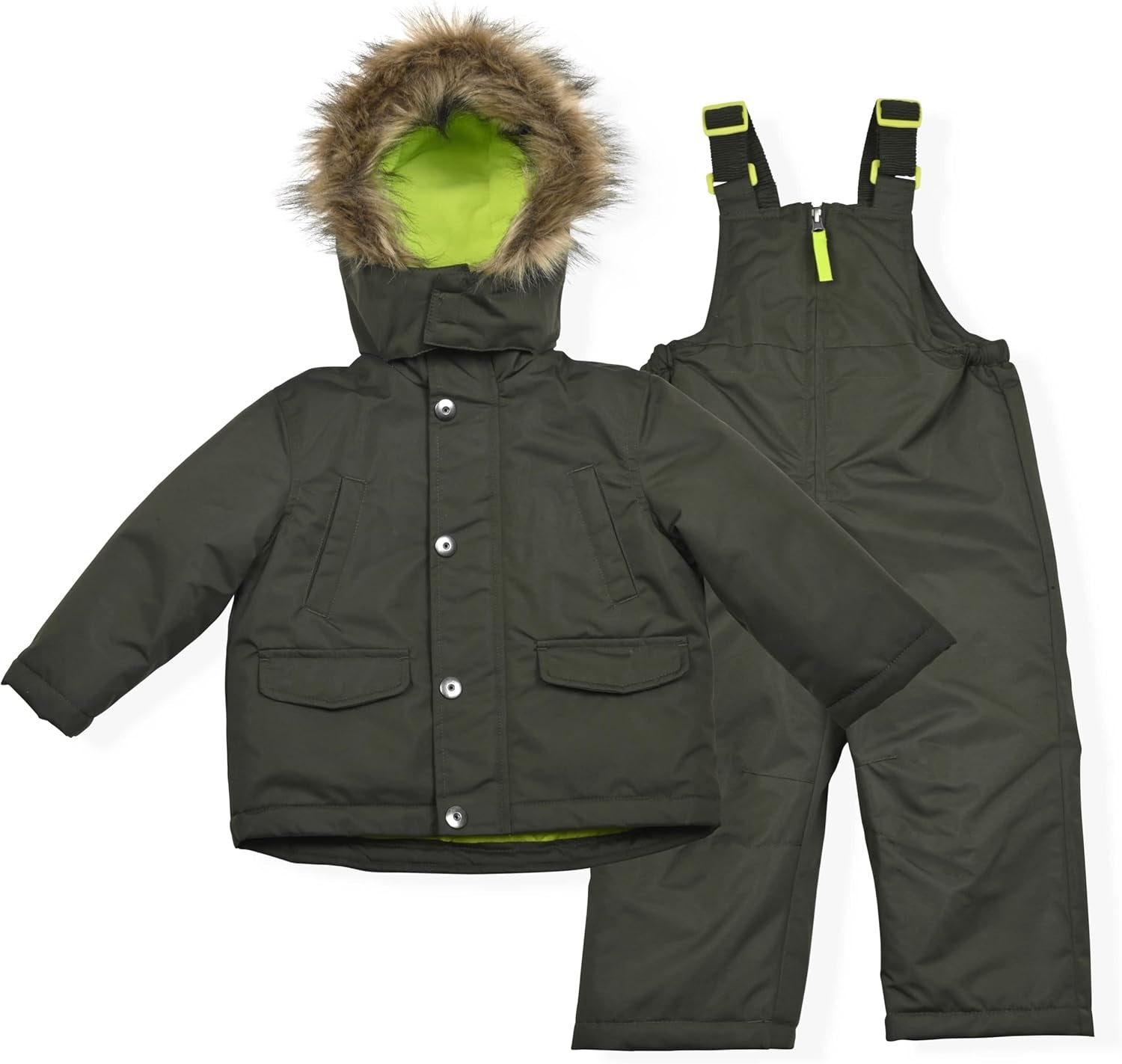 Boys Boys Ski Jacket and Snowbib Snowsuit Set 2 Piece 