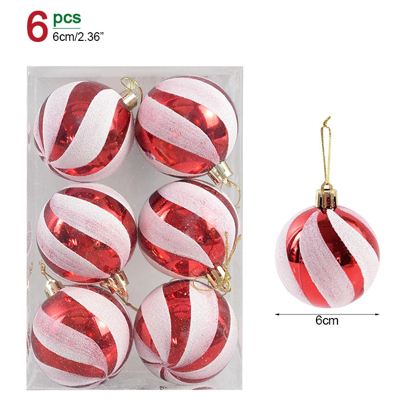 Box Christmas Balls Christmas Tree Ornaments