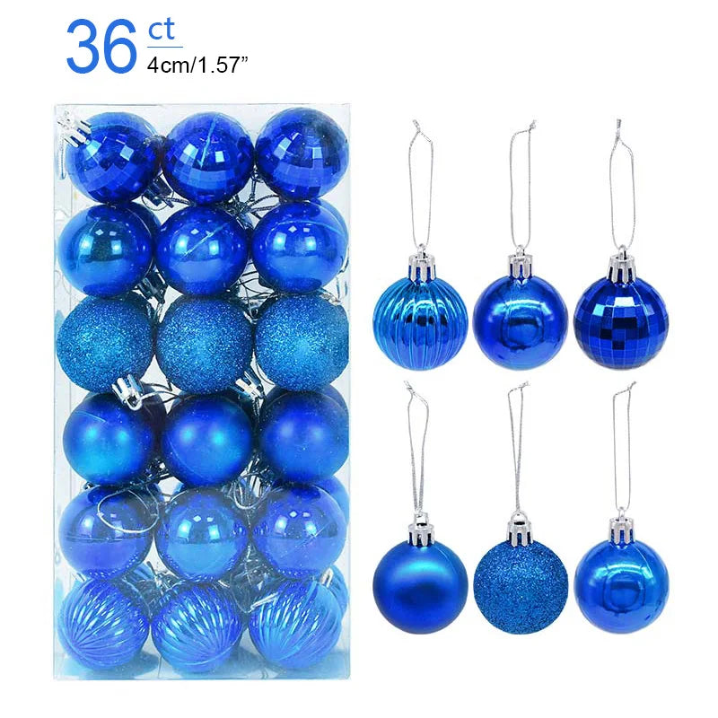 Box Christmas Balls Christmas Tree Ornaments