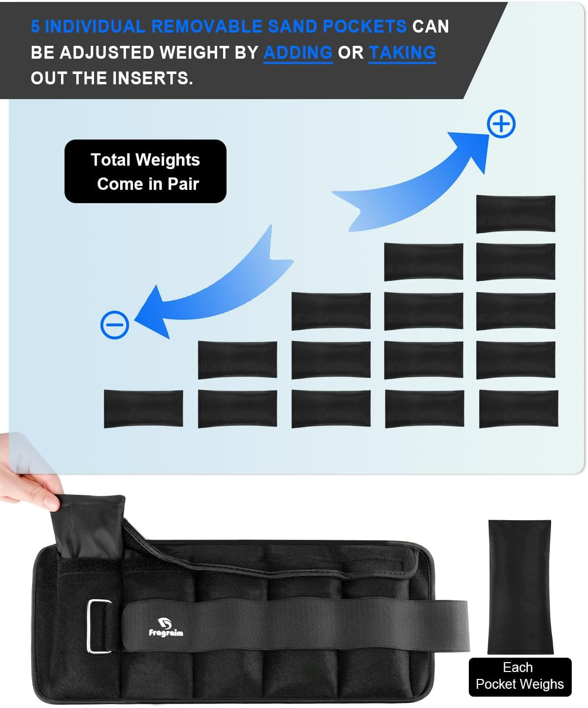 Adjustable Ankle Weights