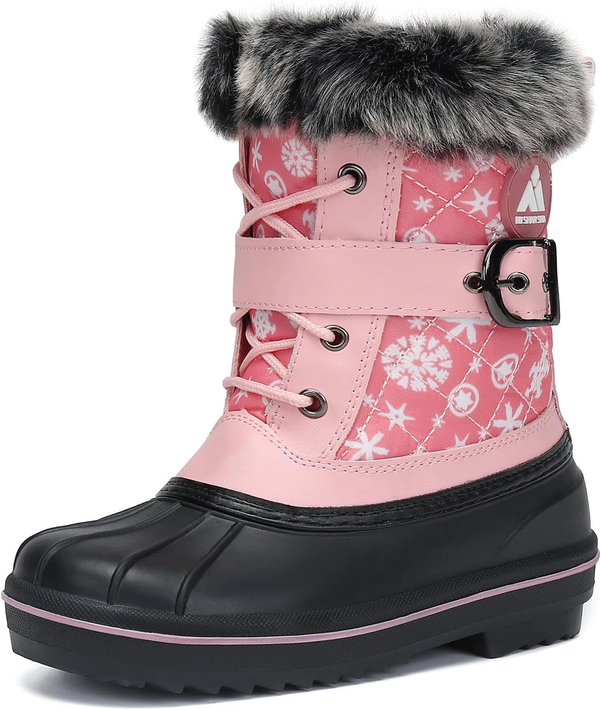 Girls Boys Toddler/Little Kid/Big Kid Winter Snow Boots Warm Waterproof 